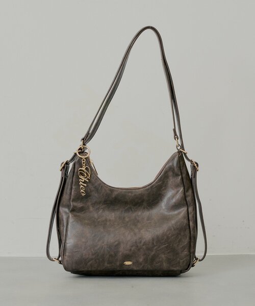 ロゴチャーム付き3wayホーボーバッグ（ボストンバッグ）｜Chico（チコ