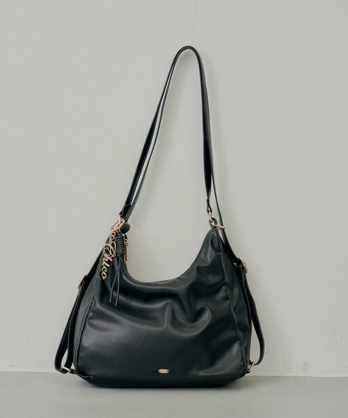 ロゴチャーム付き3wayホーボーバッグ（ボストンバッグ）｜Chico（チコ