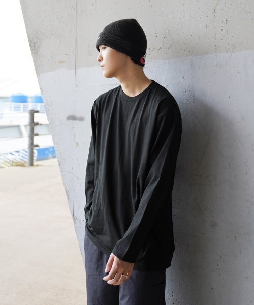 CREAM SODA LAB（クリームソーダラボ）の「ソリッドベーシックロングスリーブブラック（Tシャツ/カットソー・メンズ・その他・LARGE/MEDIUM/X-LARGE/XX-LARGE）」の5枚目の写真
