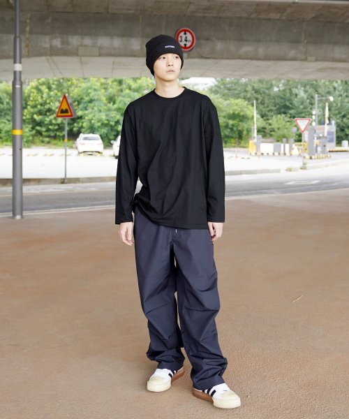 CREAM SODA LAB（クリームソーダラボ）の「ソリッドベーシックロングスリーブブラック（Tシャツ/カットソー・メンズ・その他・LARGE/MEDIUM/X-LARGE/XX-LARGE）」の9枚目の写真