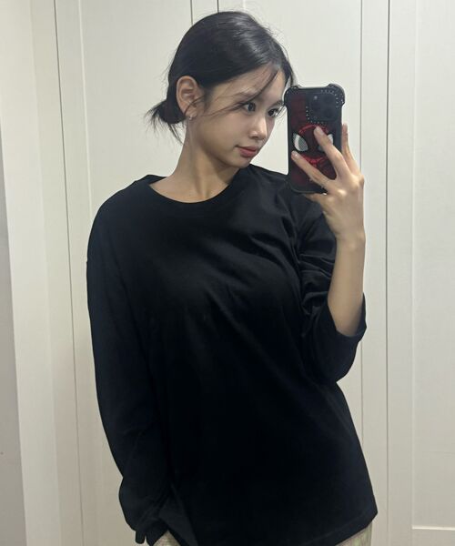 CREAM SODA LAB（クリームソーダラボ）の「ソリッドベーシックロングスリーブブラック（Tシャツ/カットソー・メンズ・その他・LARGE/MEDIUM/X-LARGE/XX-LARGE）」の17枚目の写真