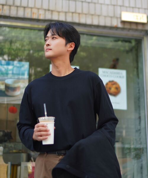 CREAM SODA LAB（クリームソーダラボ）の「ソリッドベーシックロングスリーブブラック（Tシャツ/カットソー・メンズ・その他・LARGE/MEDIUM/X-LARGE/XX-LARGE）」の19枚目の写真