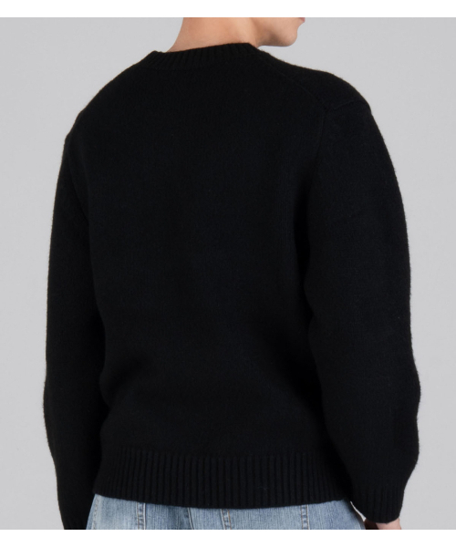 BUTTON SEOUL(ボタンソウル)の「ウールブレンドラウンドヘビーニット(ブラック)(ニット/セーター・メンズ・その他・MEDIUM/LARGE/X-LARGE)」の9枚目の写真