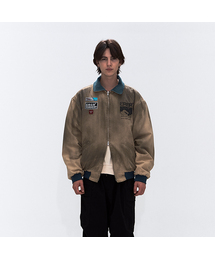 ERER（エルエル）の「[UN] メカニック ヴィンテージ ジャケット ベージュ（MA-1）」