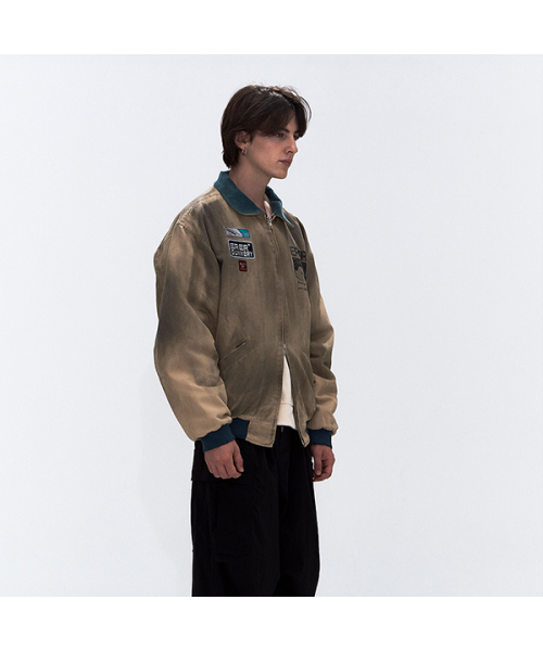 ERER（エルエル）の「[UN] メカニック ヴィンテージ ジャケット ベージュ（ブルゾン・レディース・Beige・2/3/4/5）」の3枚目の写真