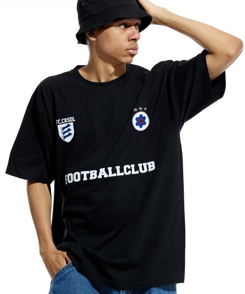 CREAM SODA LAB(クリームソーダラボ)の「FCクリームソーダラップ 半袖Tシャツ ブラック ホワイト(Tシャツ/カットソー・メンズ・その他・MEDIUM/LARGE/X-LARGE/XX-LARGE)」の1枚目の写真