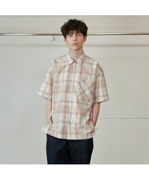 Ophir Various Multi Check Loosefit Shirts Beige