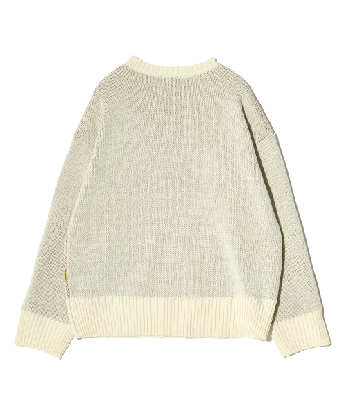 PIECEMAKER（ピースメーカー）の「DONKEY JACQUARD KNIT PULLOVER (IVORY)（ニット/セーター・レディース・その他・FREE）」の4枚目の写真