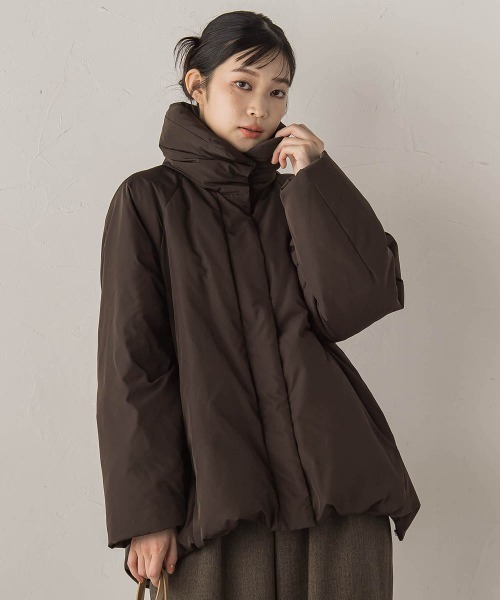 Droite lautreamont（ドロワットロートレアモン）の「テンダークロスダウン（ダウンジャケット/コート・レディース・ブラウン/ブラック/オフホワイト・S/M）」の3枚目の写真