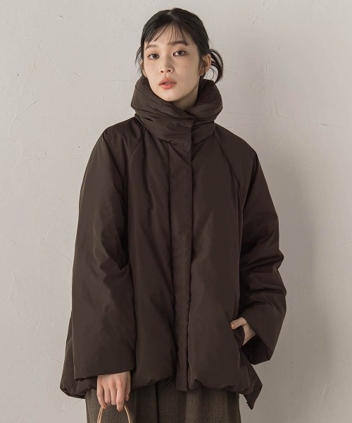 Droite lautreamont（ドロワットロートレアモン）の「テンダークロスダウン（ダウンジャケット/コート・レディース・ブラウン/ブラック/オフホワイト・S/M）」の16枚目の写真