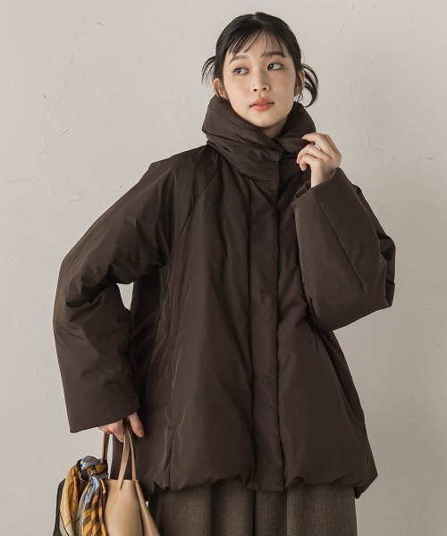 Droite lautreamont（ドロワットロートレアモン）の「テンダークロスダウン（ダウンジャケット/コート・レディース・ブラウン/ブラック/オフホワイト・S/M）」の17枚目の写真