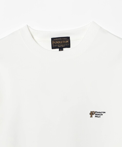 BRILLA per il gusto（ブリッラペルイルグースト）の「PENDLETON / バックプリント ロングスリーブ Tシャツ（Tシャツ/カットソー・メンズ・ブラック/ホワイト・LARGE/SMALL/MEDIUM）」の4枚目の写真