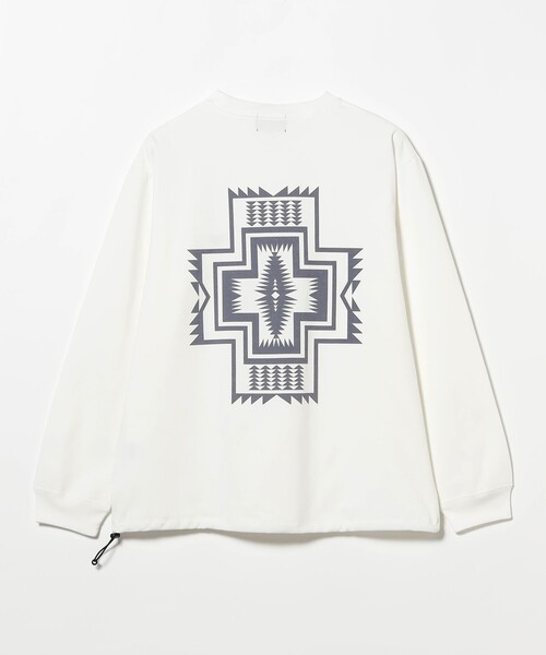 BRILLA per il gusto（ブリッラペルイルグースト）の「PENDLETON / バックプリント ロングスリーブ Tシャツ（Tシャツ/カットソー・メンズ・ブラック/ホワイト・LARGE/SMALL/MEDIUM）」の7枚目の写真