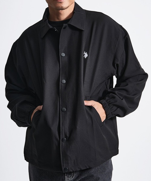 SILVER BULLET(シルバーバレット)の「『U.S. POLO ASSN/ユーエスポロアッスン』コーチジャケット【Z】(ブルゾン・メンズ・ネイビー/ブラック・M/L)」の2枚目の写真