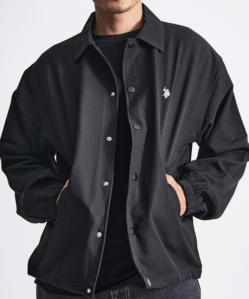 SILVER BULLET(シルバーバレット)の「『U.S. POLO ASSN/ユーエスポロアッスン』コーチジャケット【Z】(ブルゾン・メンズ・ネイビー/ブラック・M/L)」の3枚目の写真