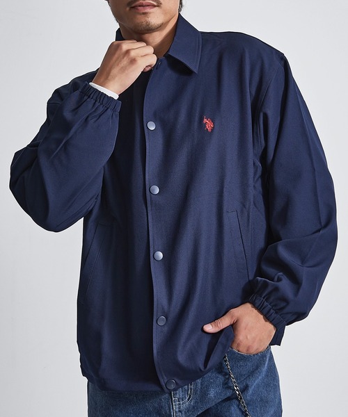 SILVER BULLET(シルバーバレット)の「『U.S. POLO ASSN/ユーエスポロアッスン』コーチジャケット【Z】(ブルゾン・メンズ・ネイビー/ブラック・M/L)」の7枚目の写真
