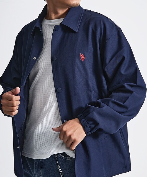 SILVER BULLET(シルバーバレット)の「『U.S. POLO ASSN/ユーエスポロアッスン』コーチジャケット【Z】(ブルゾン・メンズ・ネイビー/ブラック・M/L)」の8枚目の写真