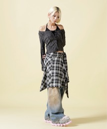 SIS（エスアイエス）の「SIS/エスアイエス/wrap skirt（スカート）」
