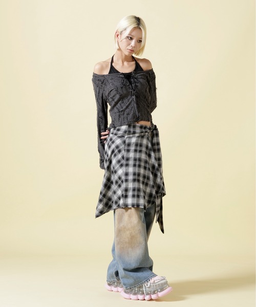 SIS/エスアイエス/wrap skirt