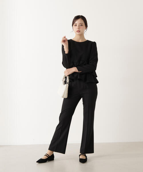 PROPORTION BODY DRESSING（プロポーションボディドレッシング）の「美脚パンツ / 1216130101（その他パンツ・レディース・ホワイト系その他/ブラック・MEDIUM/P/S/SMALL）」の13枚目の写真