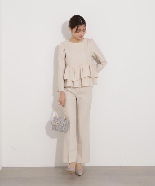 PROPORTION BODY DRESSING（プロポーションボディドレッシング）の「美脚パンツ / 1216130101（その他パンツ・レディース・ホワイト系その他/ブラック・MEDIUM/P/S/SMALL）」の19枚目の写真