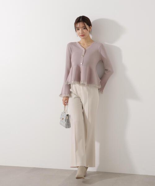 PROPORTION BODY DRESSING（プロポーションボディドレッシング）の「美脚パンツ / 1216130101（その他パンツ・レディース・ホワイト系その他/ブラック・MEDIUM/P/S/SMALL）」の22枚目の写真