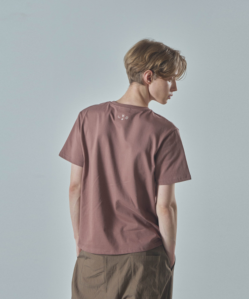 LAD EDITION(ラッドエディション)の「ポケット半袖Tシャツ_ブリックレッド(Tシャツ/カットソー・メンズ・その他・FREE)」の2枚目の写真