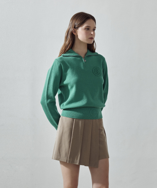 LORDLOAR(ロードロアル)の「シグニチャージップアップ長袖ニットGREEN(ニット/セーター・レディース・その他・SMALL/MEDIUM/LARGE)」の3枚目の写真