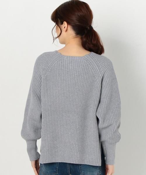 Another Edition（アナザーエディション）の「コットン畦プルオーバー/AEBC C アゼPO◆（ニット/セーター・レディース・オフホワイト/ライトグレー/レッド/オリーブ・FREE）」の12枚目の写真