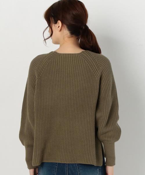 Another Edition（アナザーエディション）の「コットン畦プルオーバー/AEBC C アゼPO◆（ニット/セーター・レディース・オフホワイト/ライトグレー/レッド/オリーブ・FREE）」の15枚目の写真