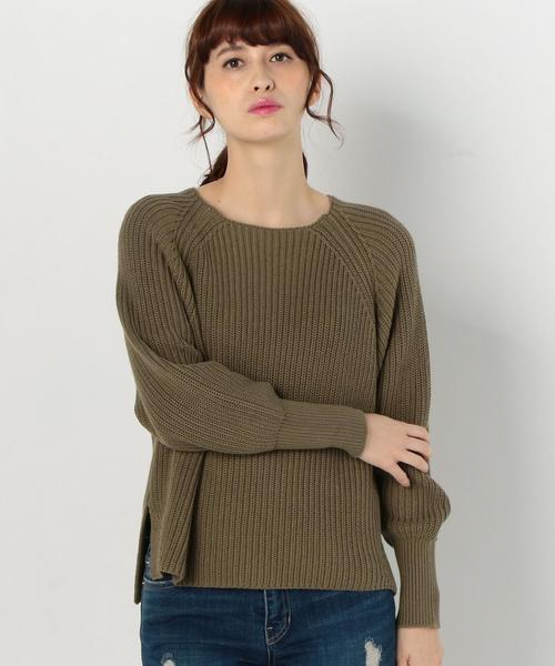 Another Edition（アナザーエディション）の「コットン畦プルオーバー/AEBC C アゼPO◆（ニット/セーター・レディース・オフホワイト/ライトグレー/レッド/オリーブ・FREE）」の17枚目の写真