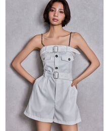 GYDA | W BELT GLITTERロンパース(つなぎ/オールインワン)