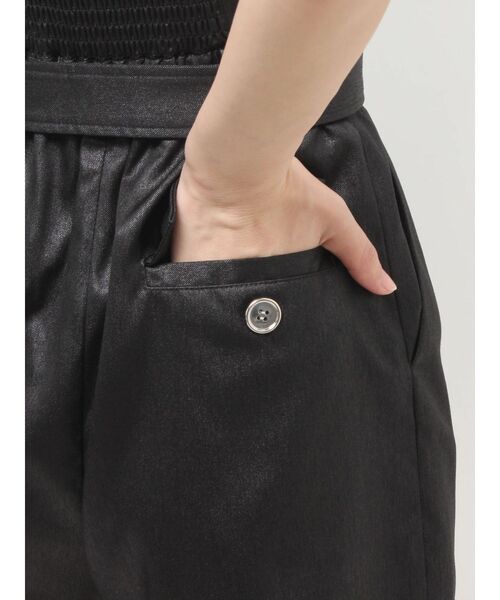 GYDA（ジェイダ）の「W BELT GLITTERロンパース（つなぎ/オールインワン・レディース・ブラック/オフホワイト・FREE）」の22枚目の写真