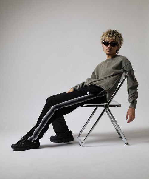 PRO CLUB (プロクラブ)の「PRO CLUB グラデサイドライントラックパンツ セットアップ可(その他パンツ・メンズ・ブラウン/ブラック・XL/M/S/3XL/2XL/L)」の2枚目の写真