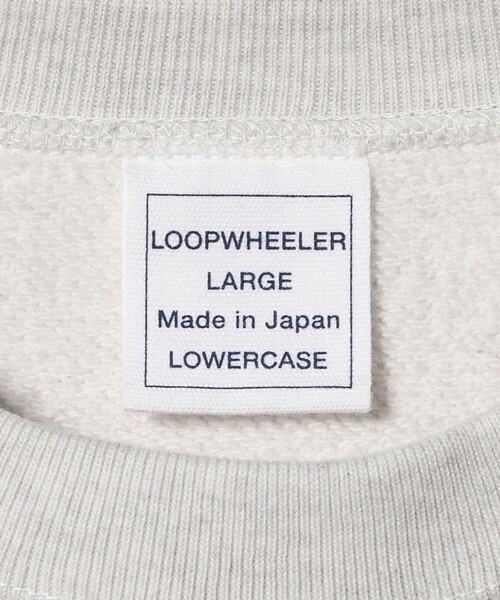 LOOPWHEELER(ループウィラー)の「<LOOPWHEELER x LOWERCASE for UNITED ARROWS>クルーネック スウェット(スウェット・メンズ・ナチュラル・S/M/XL/L)」の8枚目の写真