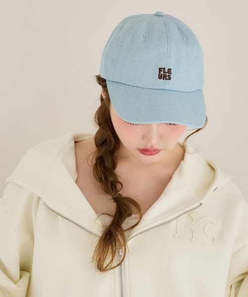one after another NICE CLAUP(ワンアフターアナザーナイスクラップ)の「ロゴ刺繍キャップ(キャップ・レディース・サックスブルー/杢グレー/ブラウン・FREE)」の10枚目の写真
