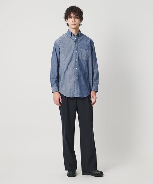 BROOKS BROTHERS（ブルックスブラザーズ）の「【別注】＜Brooks Brothers＞FUN SHIRT/シャンブレー ボタンダウンシャツ（シャツ/ブラウス・メンズ・ネイビー/ライトブルー・15  1/2/16/15 /16  1/2）」の16枚目の写真