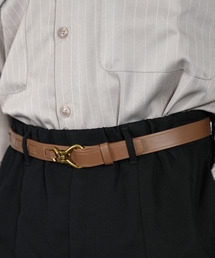 EFFECTION（エフェクション）の「【neos】フックバックル 細身 PUレザー ベルト ビンテージライク ユニセックス対応（ベルト）」