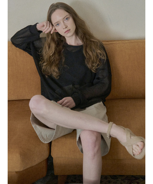 AVANT-G(アバン)の「Cotton Span Short Pants - BEIGE(その他パンツ・レディース・その他・FREE)」の5枚目の写真