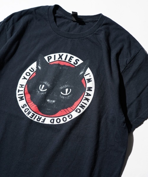 THRIFTY LOOK(スリフティールック)の「THRIFTY LOOK / スリフティールック THRIFTY "PIXIES" TEE ピクシーズ バンドTシャツ ユーズド加工(Tシャツ/カットソー・メンズ・ブラック系その他/ブラック・LARGE/MEDIUM/X-LARGE)」の5枚目の写真