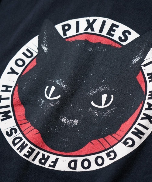 THRIFTY LOOK(スリフティールック)の「THRIFTY LOOK / スリフティールック THRIFTY "PIXIES" TEE ピクシーズ バンドTシャツ ユーズド加工(Tシャツ/カットソー・メンズ・ブラック系その他/ブラック・LARGE/MEDIUM/X-LARGE)」の6枚目の写真