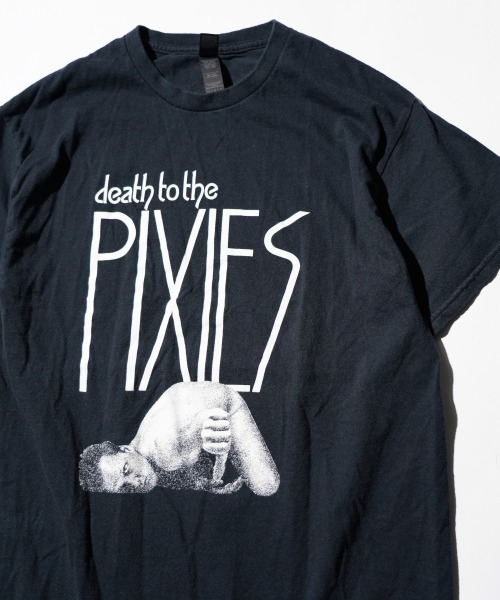THRIFTY LOOK(スリフティールック)の「THRIFTY LOOK / スリフティールック THRIFTY "PIXIES" TEE ピクシーズ バンドTシャツ ユーズド加工(Tシャツ/カットソー・メンズ・ブラック系その他/ブラック・LARGE/MEDIUM/X-LARGE)」の11枚目の写真