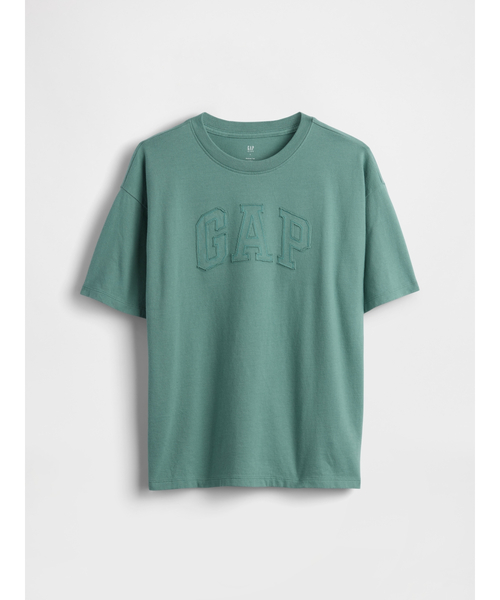 GAP(ギャップ)の「リラックスフィット GAPロゴTシャツ (キッズ)(Tシャツ/カットソー・キッズ・ブルー/ホワイト/グリーン/ネイビー・160cm/150cm/140cm/130cm/120cm)」の3枚目の写真