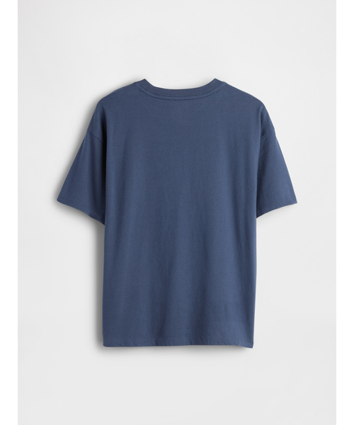 GAP(ギャップ)の「リラックスフィット GAPロゴTシャツ (キッズ)(Tシャツ/カットソー・キッズ・ブルー/ホワイト/グリーン/ネイビー・160cm/150cm/140cm/130cm/120cm)」の6枚目の写真