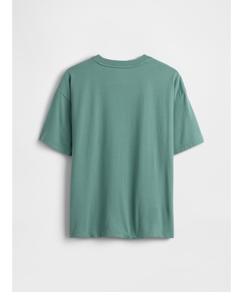 GAP(ギャップ)の「リラックスフィット GAPロゴTシャツ (キッズ)(Tシャツ/カットソー・キッズ・ブルー/ホワイト/グリーン/ネイビー・160cm/150cm/140cm/130cm/120cm)」の7枚目の写真