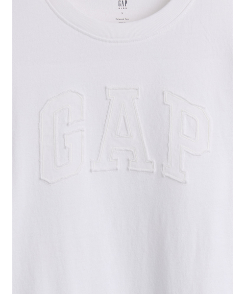 GAP(ギャップ)の「リラックスフィット GAPロゴTシャツ (キッズ)(Tシャツ/カットソー・キッズ・ブルー/ホワイト/グリーン/ネイビー・160cm/150cm/140cm/130cm/120cm)」の12枚目の写真