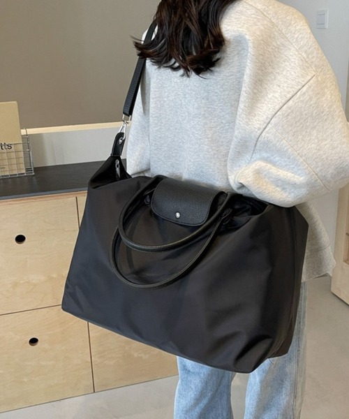 ナイロン フラップ 2WAYトラベルボストンバッグ（ボストンバッグ