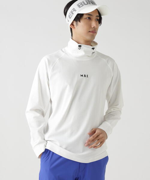 MASTER BUNNY EDITION(マスターバニーエディション)の「IMPACT POLYMIDE STRETCH長袖変形ハイネックカットソー(Tシャツ/カットソー・メンズ・ホワイト/オレンジ/グレー系その他2・MEDIUM/LARGE/X-LARGE)」の15枚目の写真