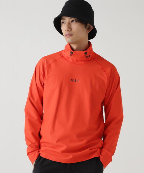 MASTER BUNNY EDITION(マスターバニーエディション)の「IMPACT POLYMIDE STRETCH長袖変形ハイネックカットソー(Tシャツ/カットソー・メンズ・ホワイト/オレンジ/グレー系その他2・MEDIUM/LARGE/X-LARGE)」の3枚目の写真