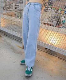 Color Wide Pants_Denim